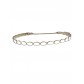 Stainless Steel Bracelet - Enamelled rice shaped charms.