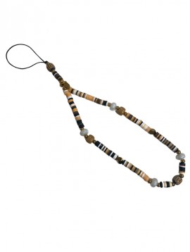 Bijoux Portable - Long alignegment perles et perles en gomme