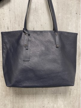 Sac cuir shopping grainé souple