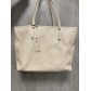 Sac cuir shopping grainé souple