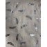 Echarpe viscose imprimée plumes lurex