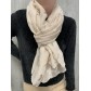 Echarpe viscose imprimée plumes lurex