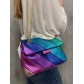 Sac petit format rabat multicolore disco