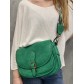 Sac porté travers effet vintage avec rabat et petite boucle