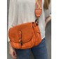 Sac porté travers effet vintage avec rabat et petite boucle