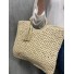 Sac grand porté main paille papier anses rondes