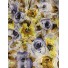 Echarpe soie imprimée boutons de fleurs
