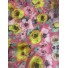 Echarpe soie imprimée boutons de fleurs