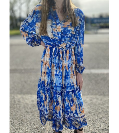 Robe resserrée à la taille clearance