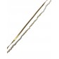 Bracelet Acier - Double chaines perle et chaine plate 