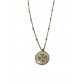 Collier Acier - Trèfle à quatre feuilles sur chaine fine