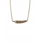 Collier Acier - Epis de blé sur chaine fine 
