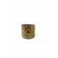 Bague Acier - Bague jonc large réglable avec étoile et pierre centrale