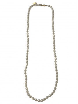 Collier Acier - Enchainement de perles 