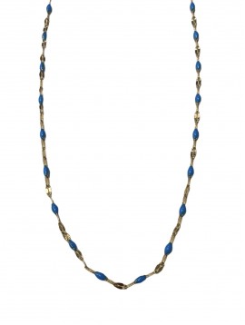 Collier Acier - Petites perles sur chaine avec petite maille