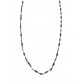 Collier Acier - Petites perles sur chaine avec petite maille