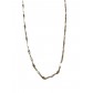 Collier Acier - Petites perles sur chaine avec petite maille