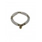 Bracelet Acier - Bracelet élastique tubes et perles plates