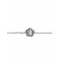 Bracelet Acier - Pendentif fleur sertie sur chaine en maille