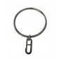 Bracelet Acier - Jonc avec pendentif grain de café 