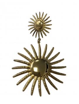 BO Acier - Double soleil pendants 
