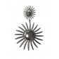 BO Acier - Double soleil pendants 