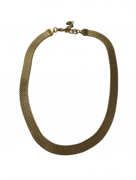 Collier Acier - Chaine en maille miroir plate 