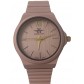 Cadran rond sur bracelet avec maillons plats et fin