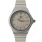 Cadran rond sur bracelet avec maillons plats et fin