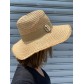 Chapeau 100% papier avec ruban et coquillage 