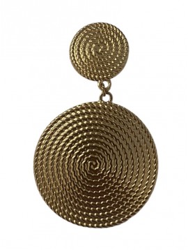  BO clips Acier - Pastille spirale 