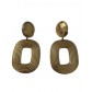  BO clips Acier - Ovale et pastille spirale