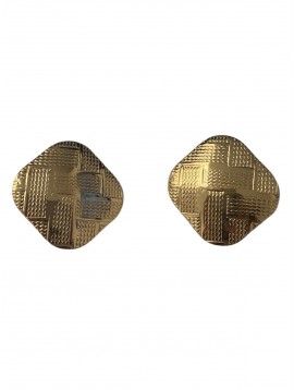  BO clips Acier - Pastille carré travaillé