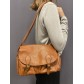 Sac porté travers poches avant et rabat style craquelé brillant