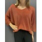 Top manches 3/4 lurex