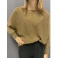 Top pull brillant avec laine 