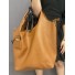 Sac shopping grainé souple avec porte carte
