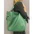 Sac shopping grainé souple avec porte carte