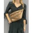 Sac synthé souple forme banane avec compartiment zippé devant 