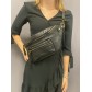 Sac synthé souple forme banane avec compartiment zippé devant 