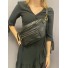 Sac synthé souple forme banane avec compartiment zippé devant 