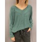 Top oversize unie maille 