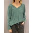 Top oversize unie maille 