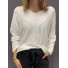 Top oversize unie maille 
