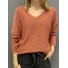 Top oversize unie maille 