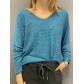 Top oversize unie maille 