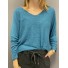 Top oversize unie maille 