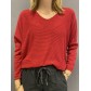 Top oversize unie maille 