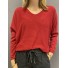Top oversize unie maille 
