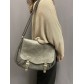 Sac porté travers souple avec rabat métallisé